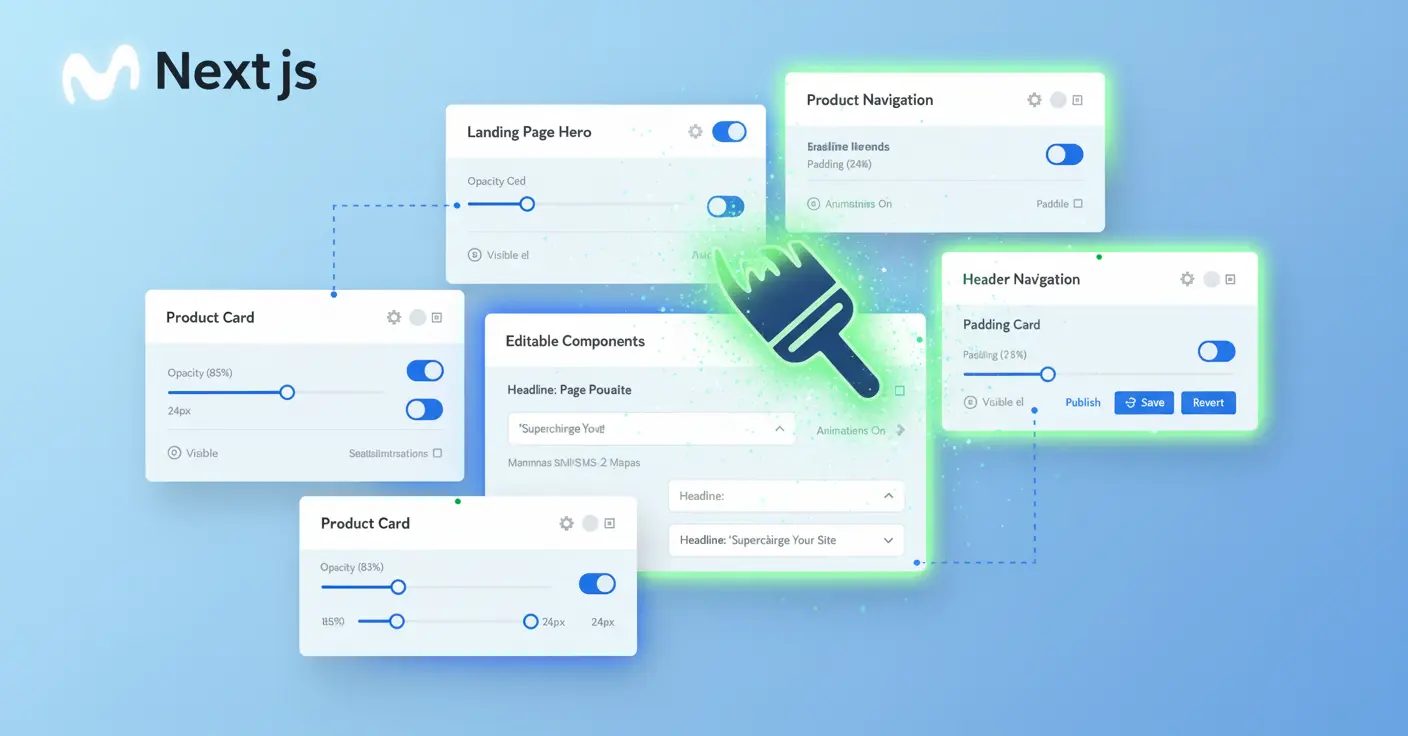 Editierbares CMS basierend auf NextJS